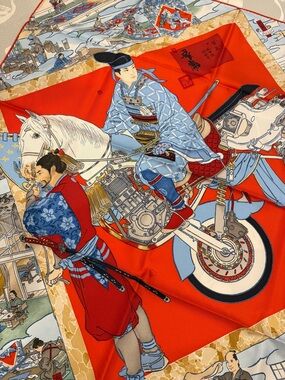 Brand New Hermes 'Les Artisans d’Hermes Carre 90 cm Scarf